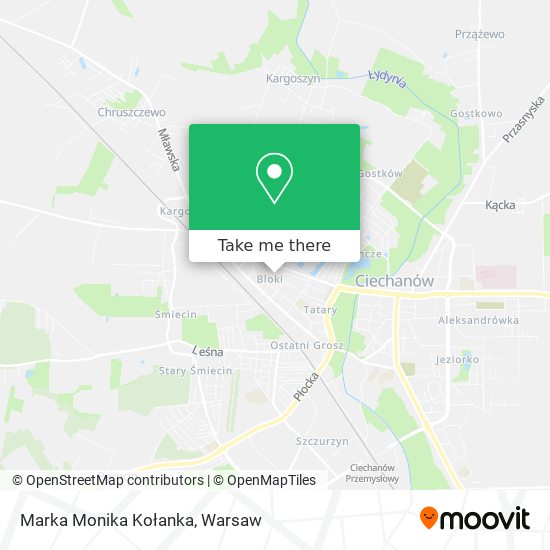 Marka Monika Kołanka map