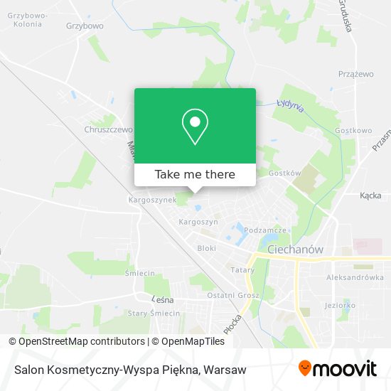 Salon Kosmetyczny-Wyspa Piękna map