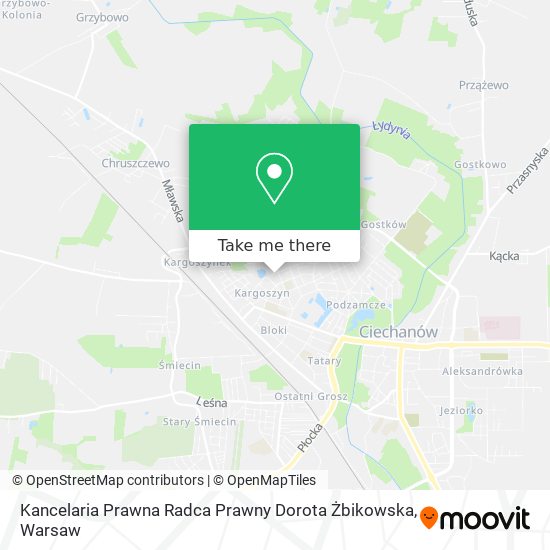 Kancelaria Prawna Radca Prawny Dorota Żbikowska map