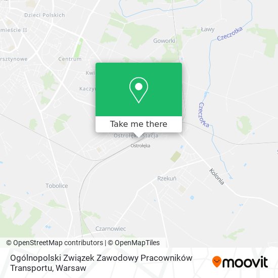 Ogólnopolski Związek Zawodowy Pracowników Transportu map