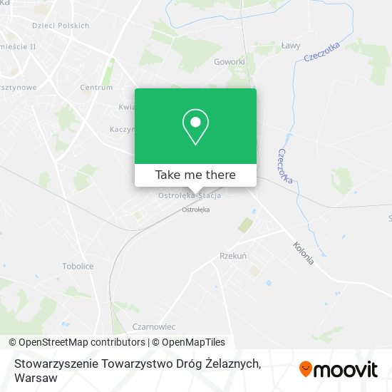 Stowarzyszenie Towarzystwo Dróg Żelaznych map