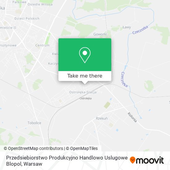 Przedsiebiorstwo Produkcyjno Handlowo Uslugowe Blopol map