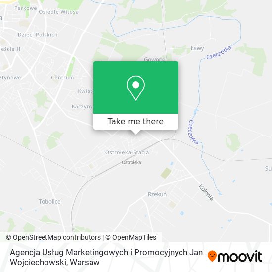 Agencja Usług Marketingowych i Promocyjnych Jan Wojciechowski map