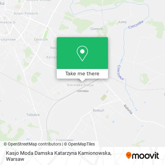 Kasjo Moda Damska Katarzyna Kamionowska map