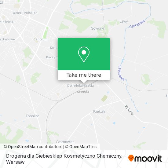 Карта Drogeria dla Ciebiesklep Kosmetyczno Chemiczny