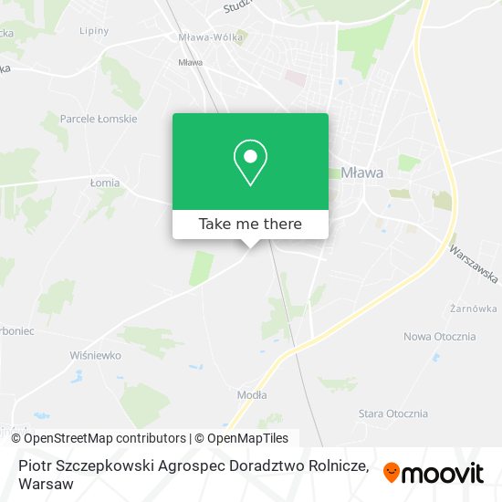 Piotr Szczepkowski Agrospec Doradztwo Rolnicze map