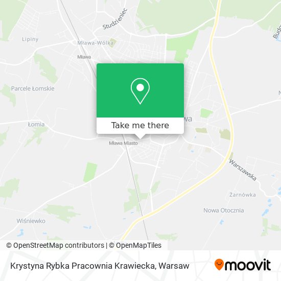 Krystyna Rybka Pracownia Krawiecka map