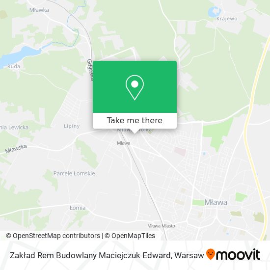 Zakład Rem Budowlany Maciejczuk Edward map