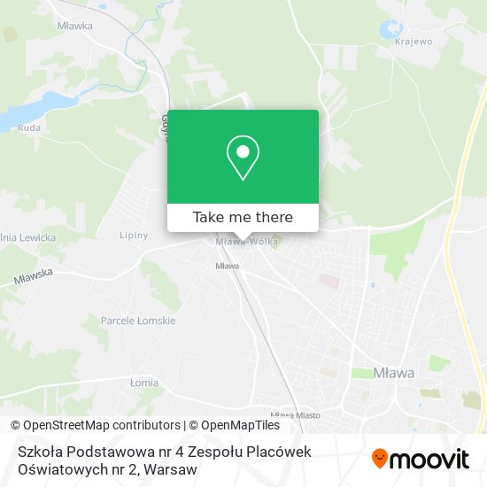 Szkoła Podstawowa nr 4 Zespołu Placówek Oświatowych nr 2 map