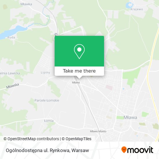 Ogólnodostępna ul. Rynkowa map