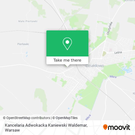 Kancelaria Adwokacka Kaniewski Waldemar map