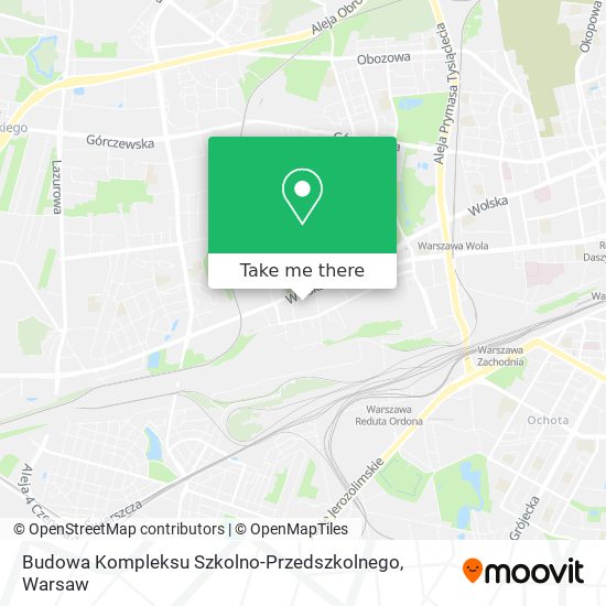 Budowa Kompleksu Szkolno-Przedszkolnego map