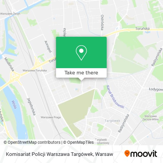 Карта Komisariat Policji Warszawa Targówek