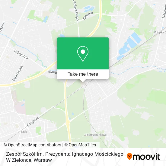 Zespół Szkół Im. Prezydenta Ignacego Mościckiego W Zielonce map