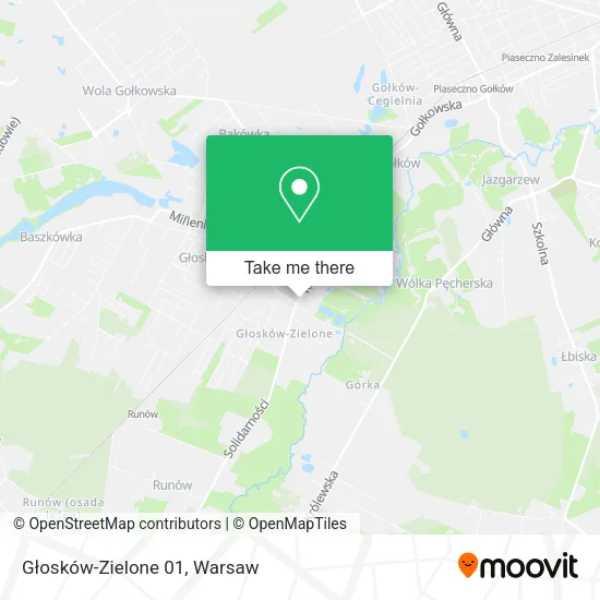 Głosków-Zielone 01 map
