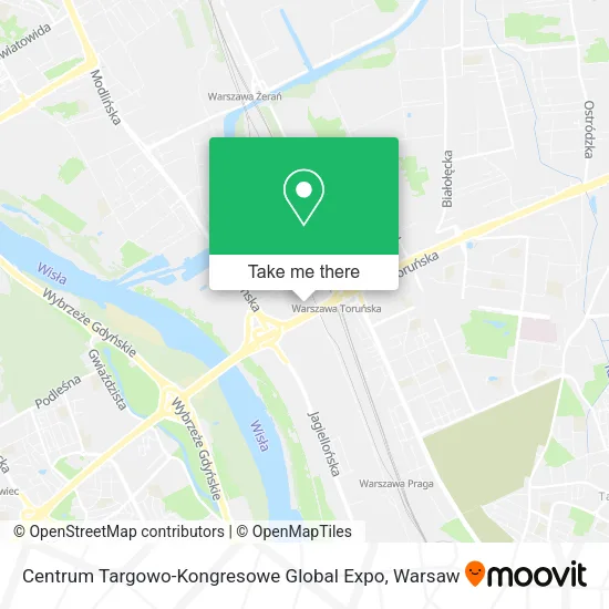 Карта Centrum Targowo-Kongresowe Global Expo