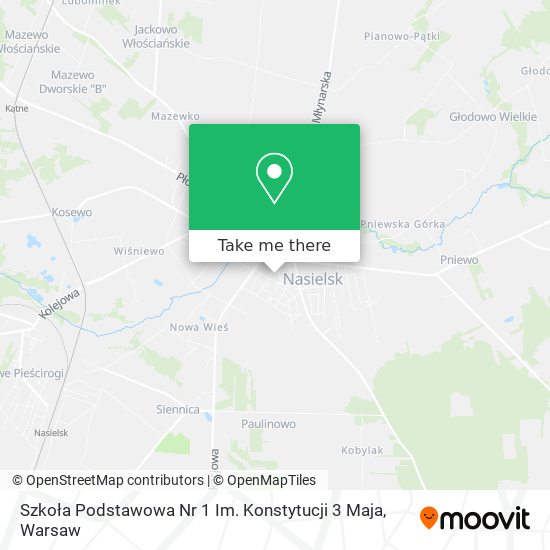 Szkoła Podstawowa Nr 1 Im. Konstytucji 3 Maja map