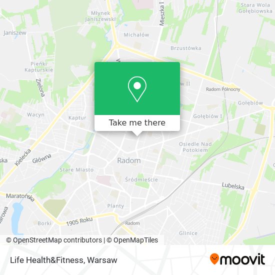 Life Health&Fitness map