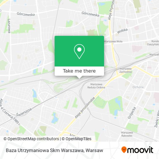 Baza Utrzymaniowa Skm Warszawa map