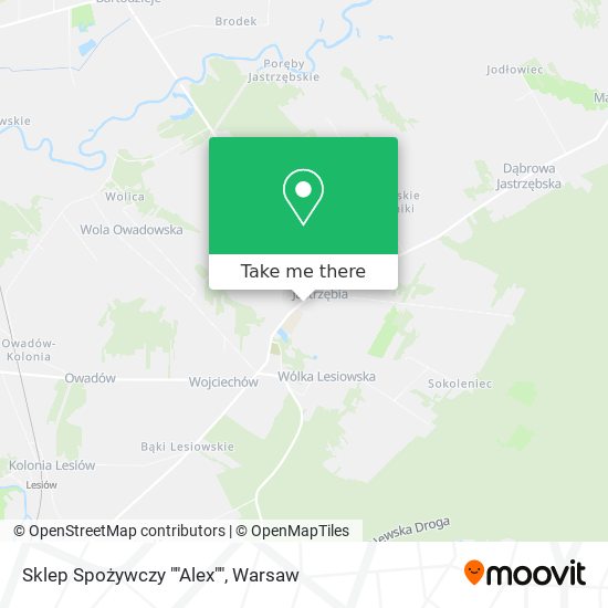 Sklep Spożywczy ""Alex"" map