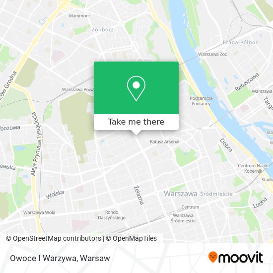 Owoce I Warzywa map