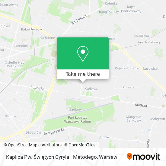 Kaplica Pw. Świętych Cyryla I Metodego map