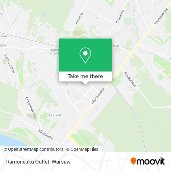 Ramoneska Outlet map