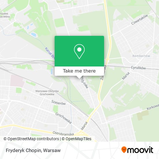 Fryderyk Chopin map