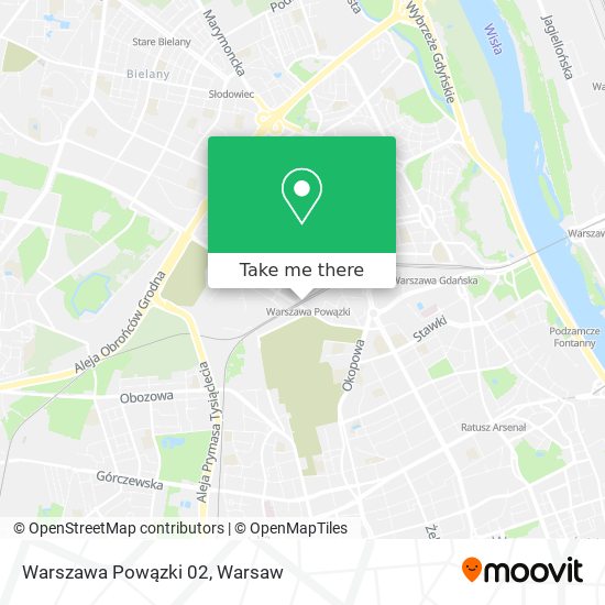 Warszawa Powązki 02 map