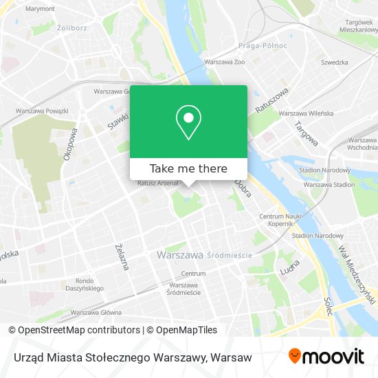 Urząd Miasta Stołecznego Warszawy map