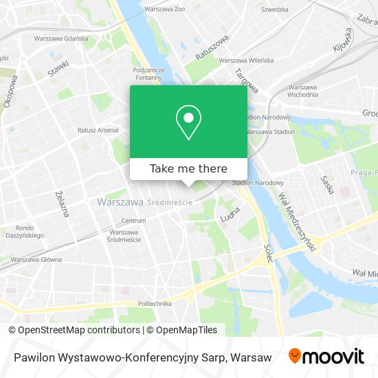 Pawilon Wystawowo-Konferencyjny Sarp map