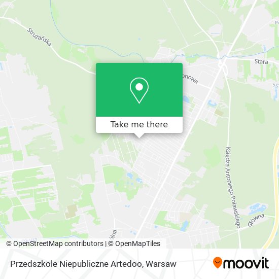 Przedszkole Niepubliczne Artedoo map