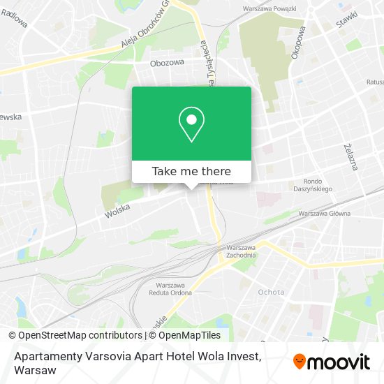 Apartamenty Varsovia Apart Hotel Wola Invest map