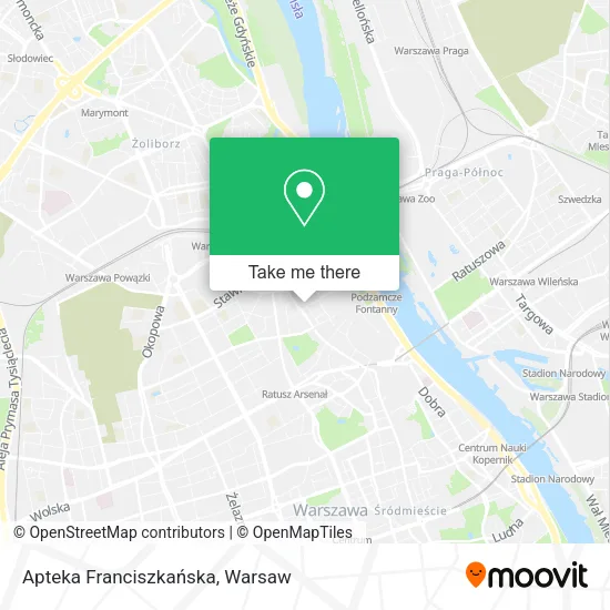 Apteka Franciszkańska map
