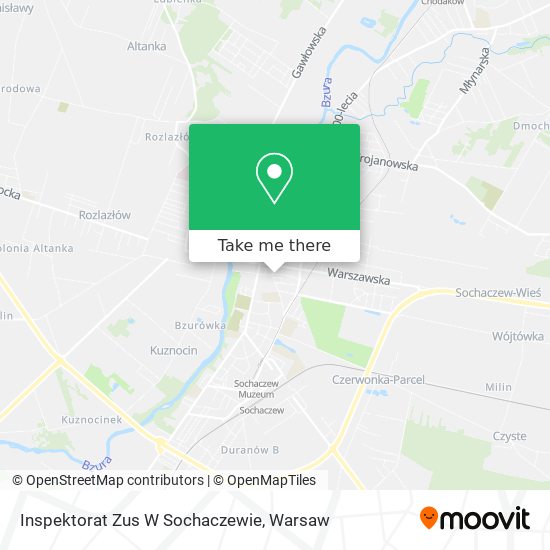 Inspektorat Zus W Sochaczewie map