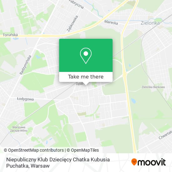 Niepubliczny Klub Dziecięcy Chatka Kubusia Puchatka map