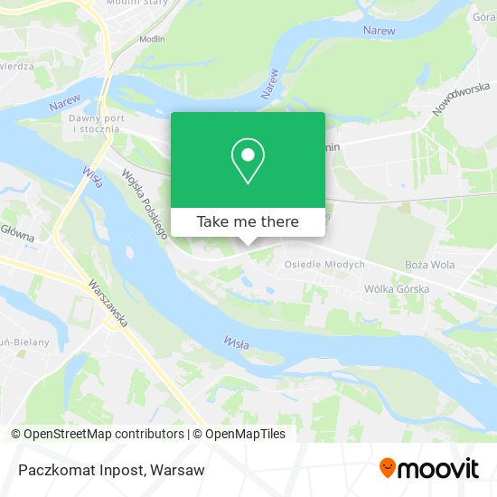 Paczkomat Inpost map