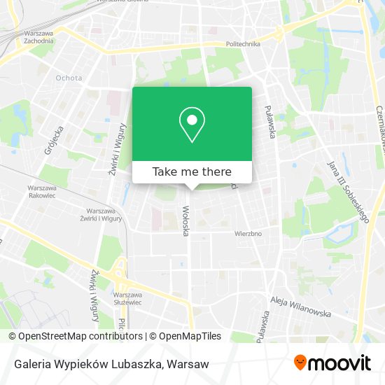 Galeria Wypieków Lubaszka map