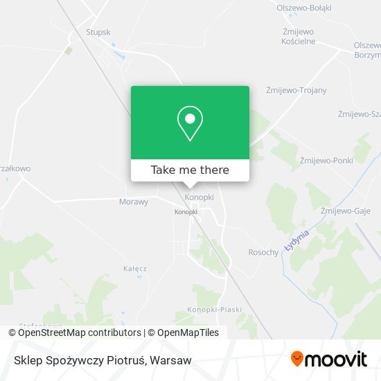 Sklep Spożywczy Piotruś map