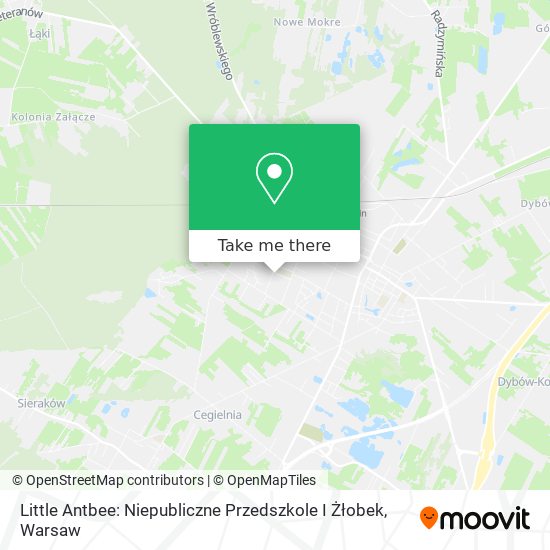 Little Antbee: Niepubliczne Przedszkole I Żłobek map