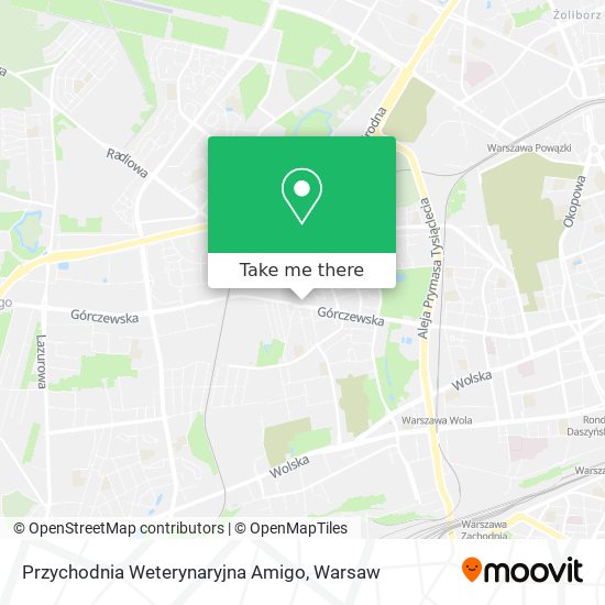 Przychodnia Weterynaryjna Amigo map