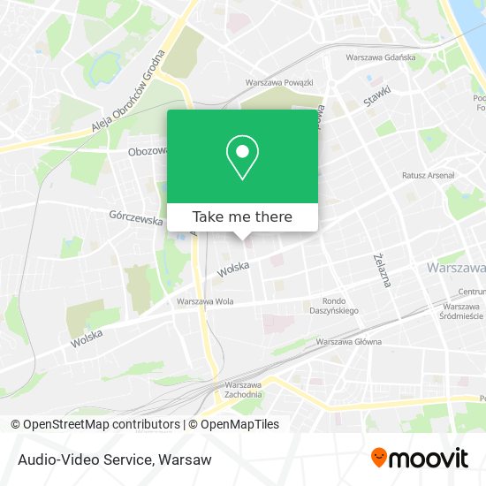 Audio-Video Service map