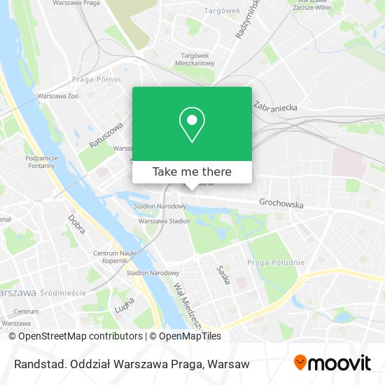 Randstad. Oddział Warszawa Praga map