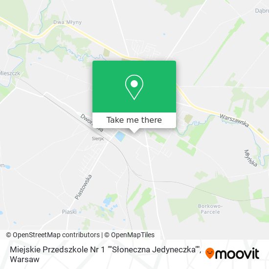 Miejskie Przedszkole Nr 1 ""Słoneczna Jedyneczka"" map