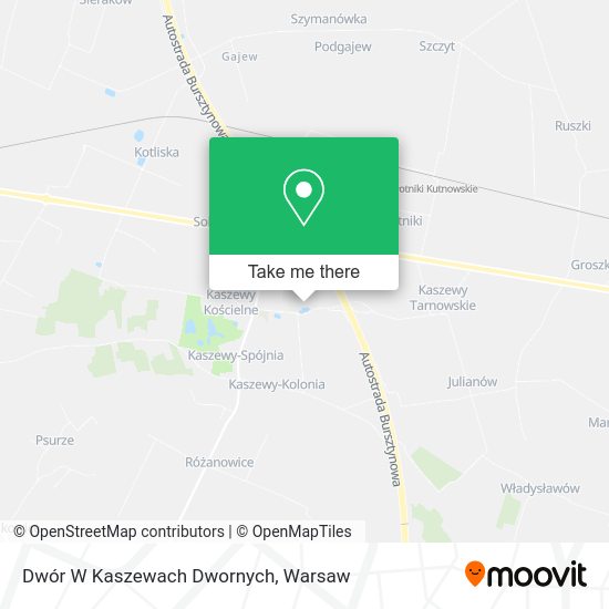 Dwór W Kaszewach Dwornych map