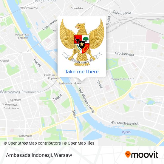 Ambasada Indonezji map