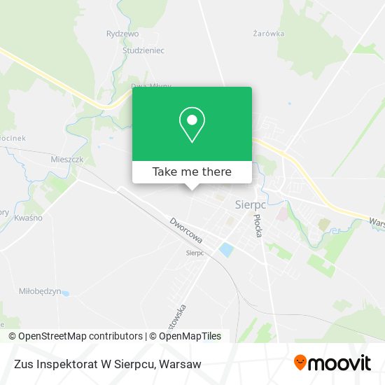 Zus Inspektorat W Sierpcu map