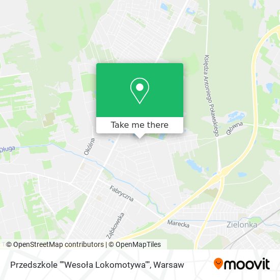 Przedszkole ""Wesoła Lokomotywa"" map