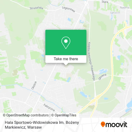 Hala Sportowo-Widowiskowa Im. Bożeny Markiewicz map