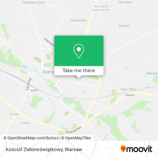 Kościół Zielonoświątkowy map